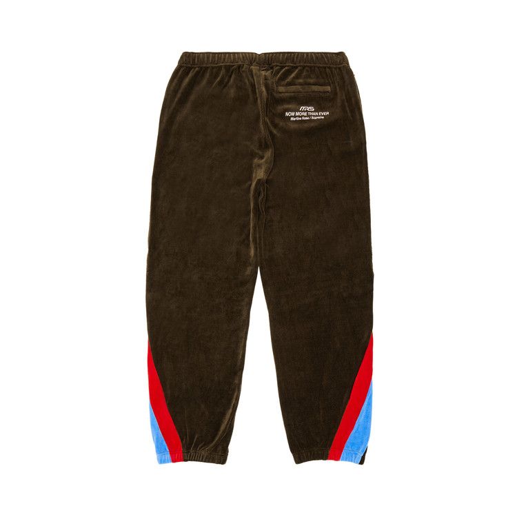 Supreme x Martine Rose Velour Track Pant 'Brown'