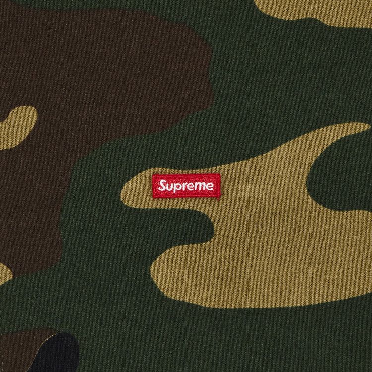 Supreme Small Box Zip Up Hooded Sweatshirt 'Woodland Camo'