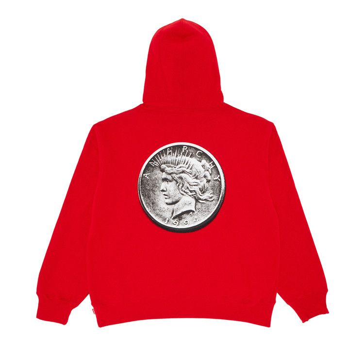 Supreme Anarchy Hooded Sweatshirt 'Red'