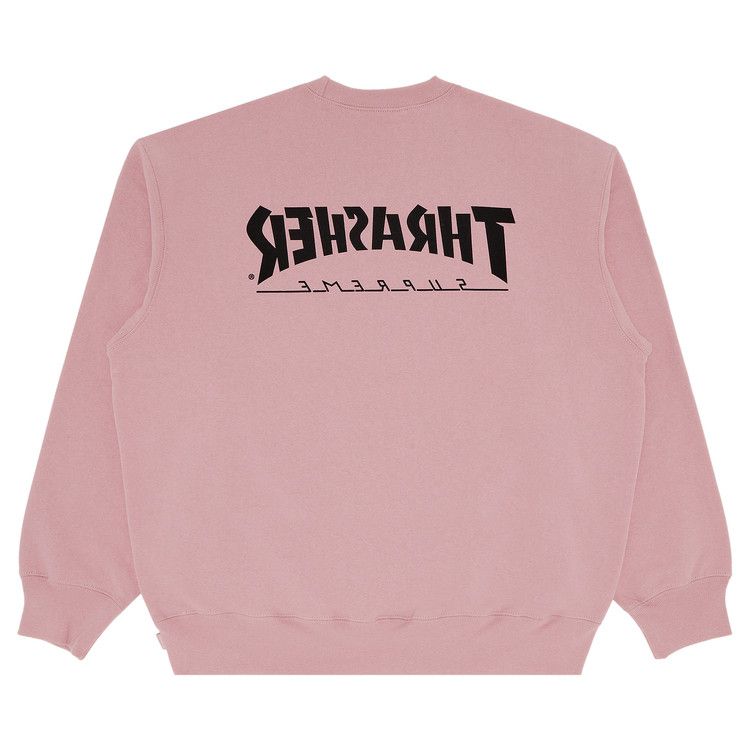 Supreme x Thrasher Crewneck 'Dusty Rose'