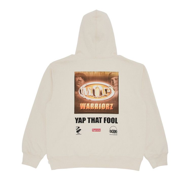 Supreme M.O.P. Hooded Sweatshirt 'Natural'