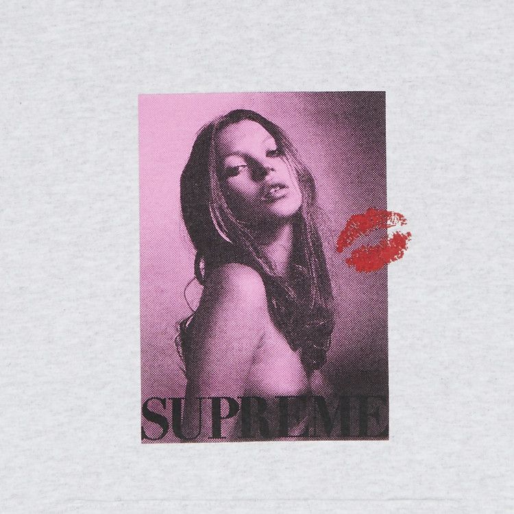 Supreme Kate Moss Hooded Sweatshirt 'Ash Grey'