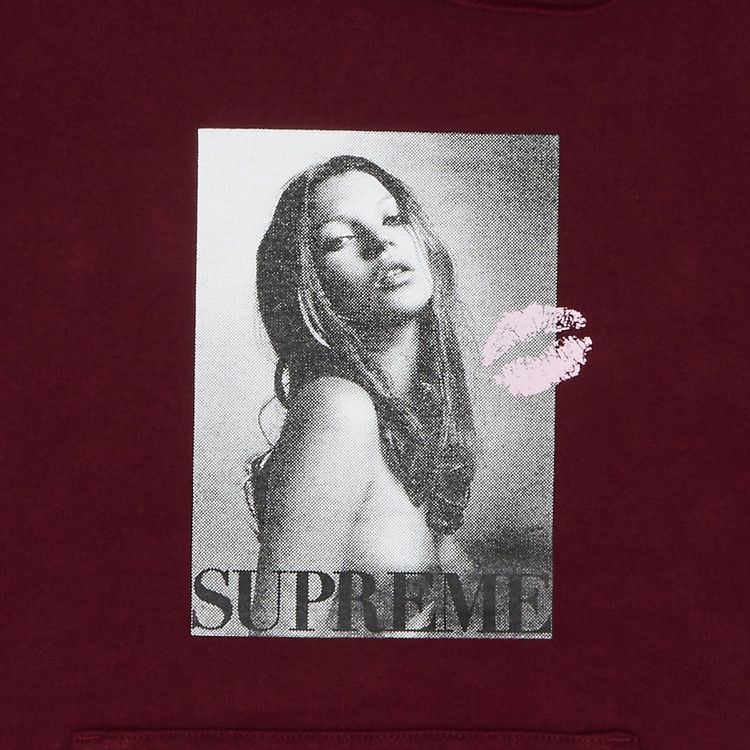 Supreme Kate Moss Hooded Sweatshirt 'Cardinal'