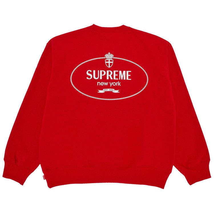 Supreme Crest Crewneck 'Red'