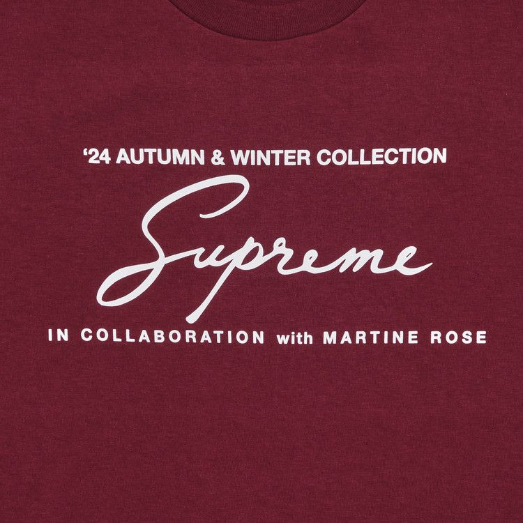 Supreme x Martine Rose Tee 'Cardinal'