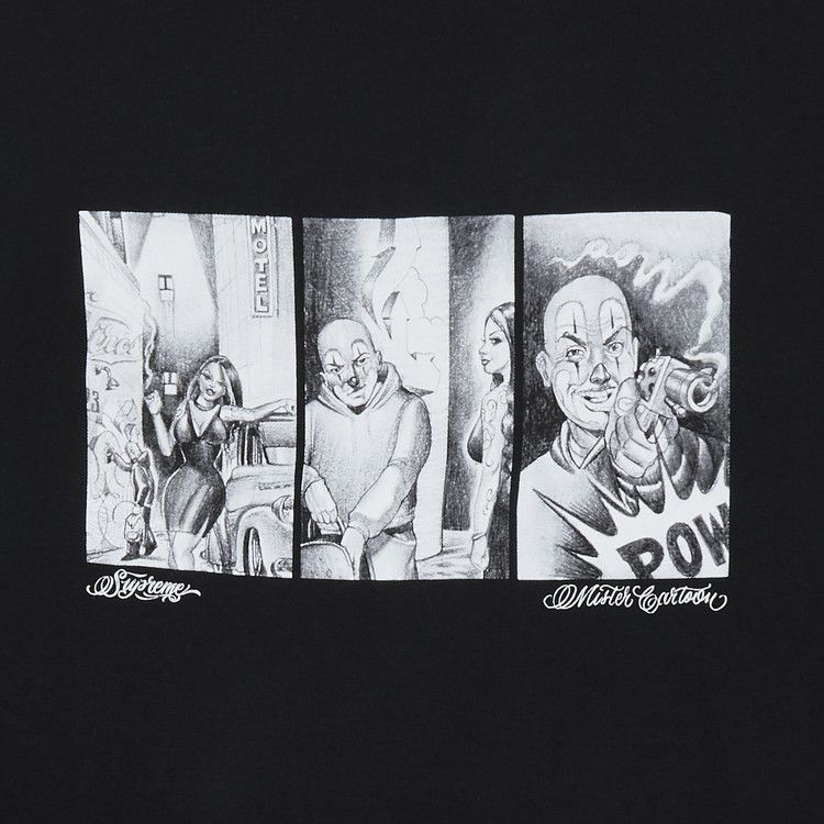 Supreme Mister Cartoon Pow Tee 'Black'