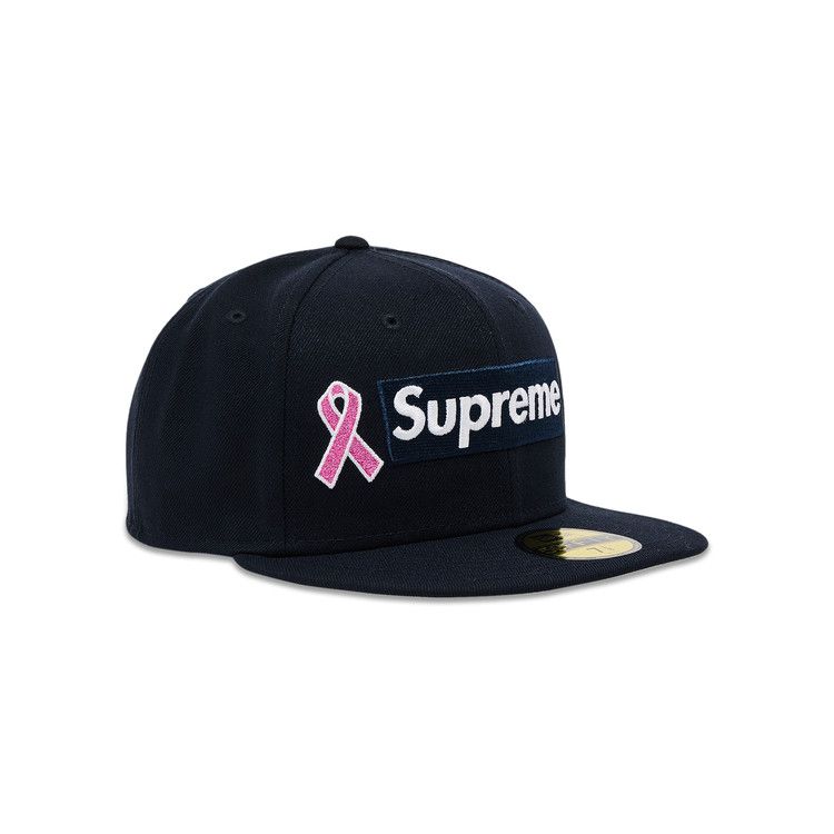 Supreme New Era Breast Cancer Awareness Box Logo 'Navy'