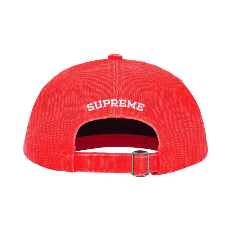 Supreme Pigment Coated Canvas S Logo 6-Panel 'Bright Orange'