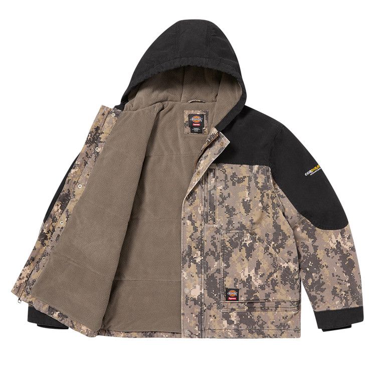 Supreme x Dickies Cordura Hooded Work Jacket 'Digi Camo'