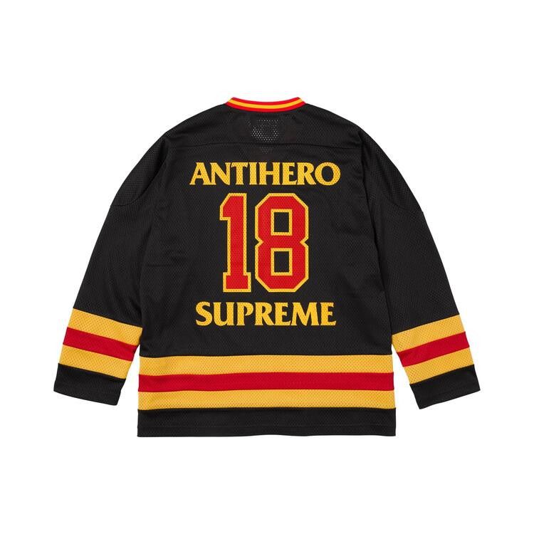 Supreme x Antihero Ozzy Hockey Jersey 'Black'