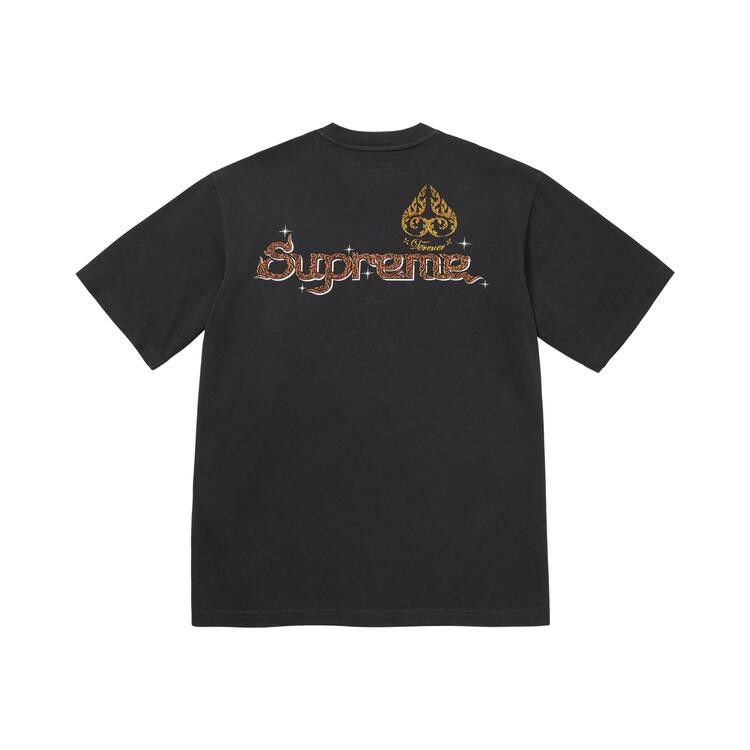 Supreme Peacock Short-Sleeve Top 'Black'