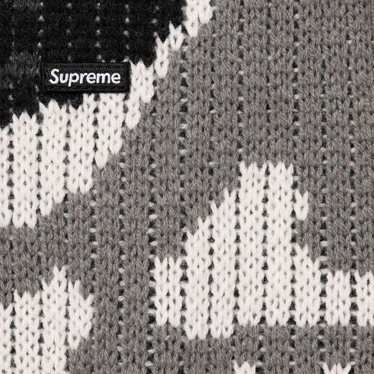 Supreme Small Box Polo Sweater 'Snow Camo'