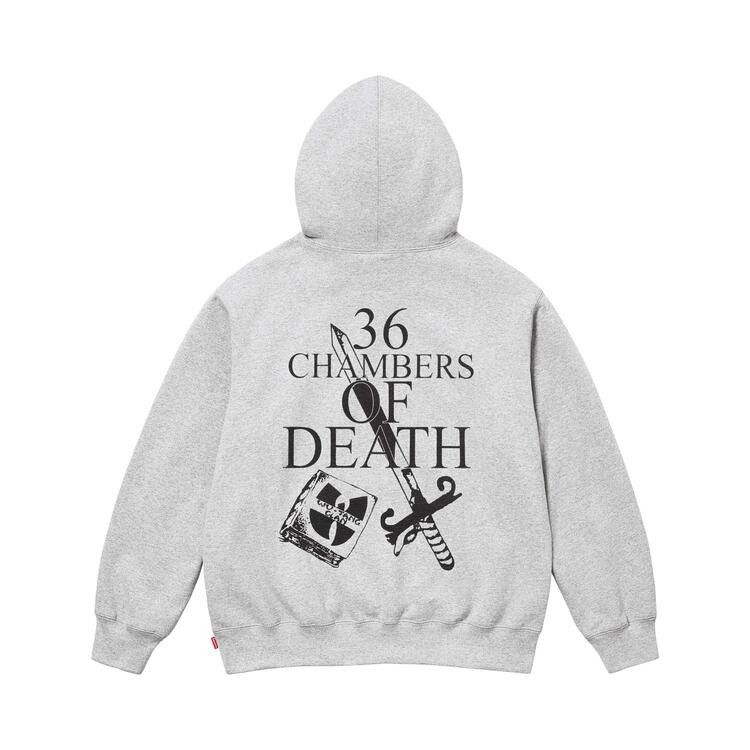 Supreme x Wu-Tang Clan Hooded Sweatshirt 'Ash Grey'