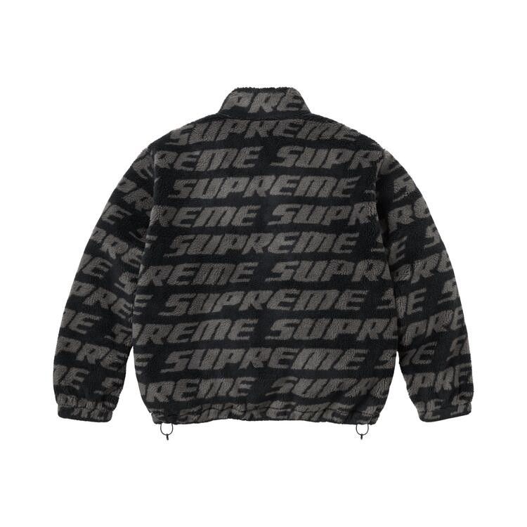 Supreme Repeat Jacquard Fleece Jacket 'Black'