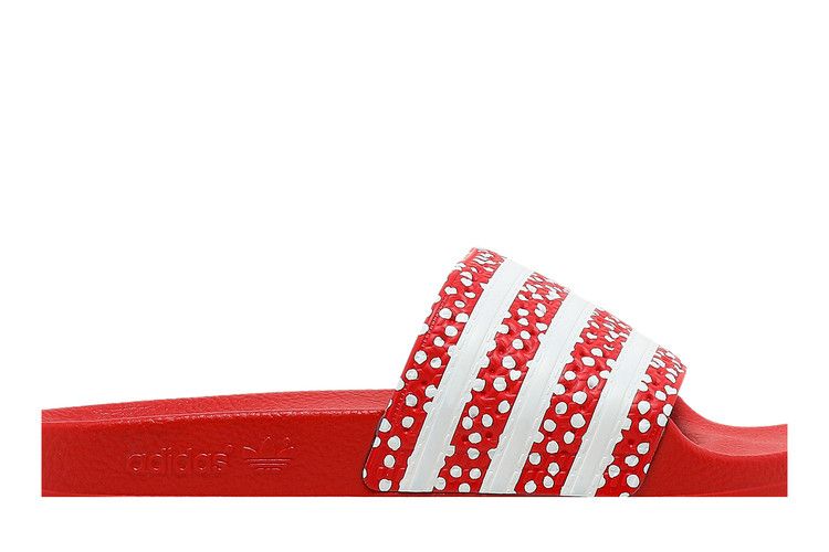 Adidas Wmns Adilette Slide 'Polka - Vivid Red'
