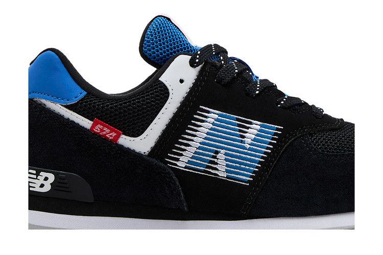 New Balance 574 Big Kid 'Speed - Black Cobalt'