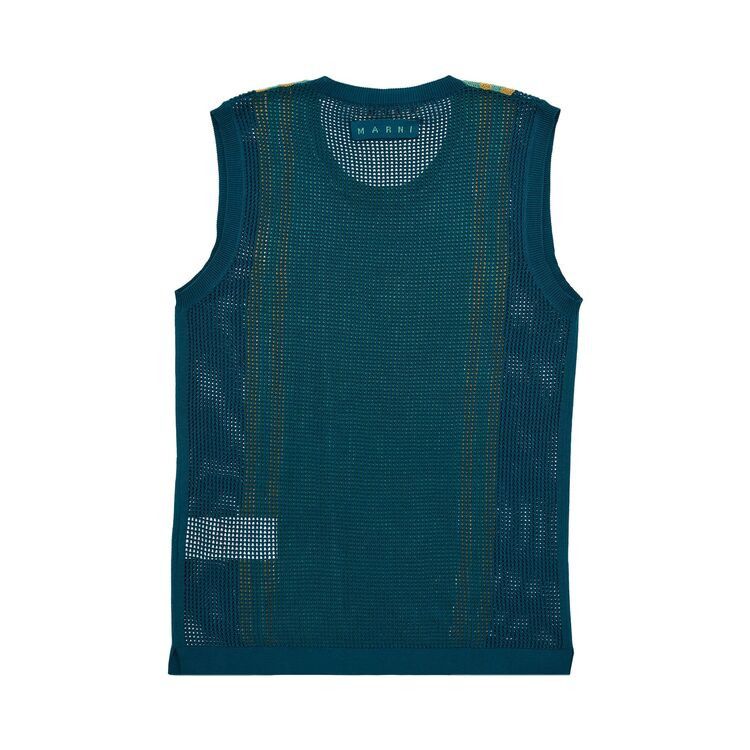 Marni Roundneck Sweater Sleeveless 'Dragon Green'