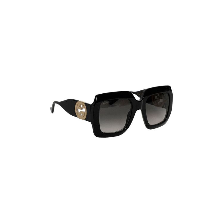 Gucci Classic Square Sunglasses 'Black'