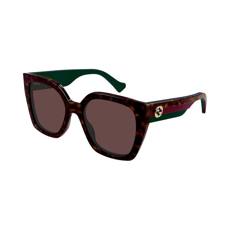 Gucci Square Sunglasses 'Brown'