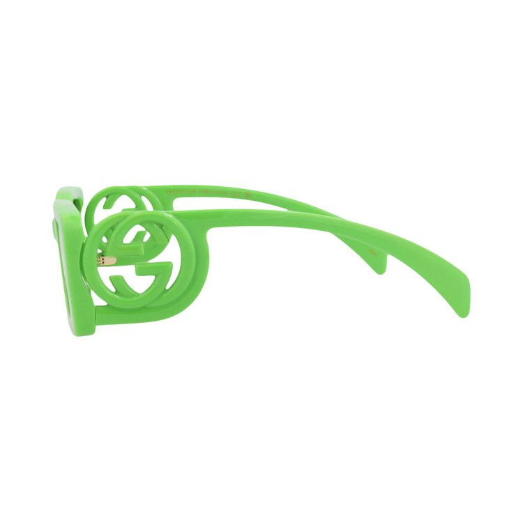 Gucci Square Sunglasses 'Green/Grey'