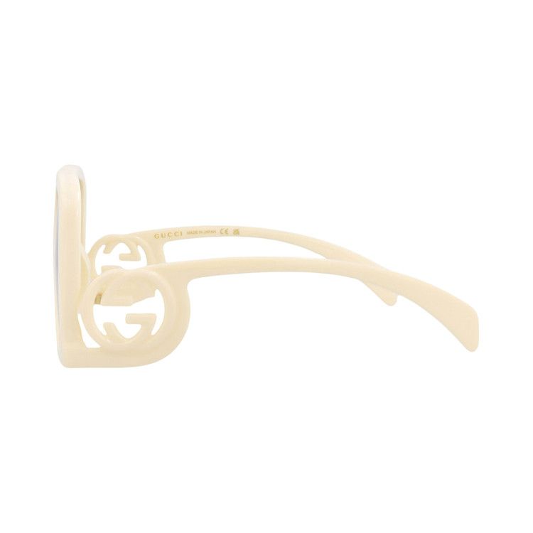 Gucci Square Sunglasses 'Ivory/Brown'