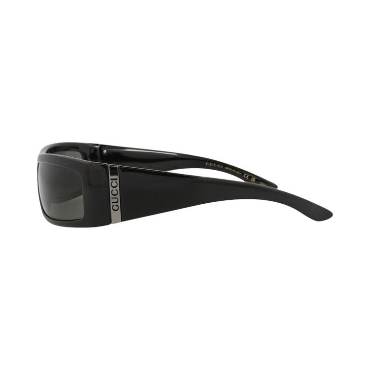 Gucci Shield Sunglasses 'Black/Grey'