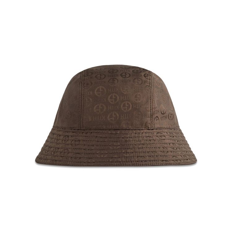Kith x Giorgio Armani Jacquard Silk Camper Bucket Hat 'Kindling'