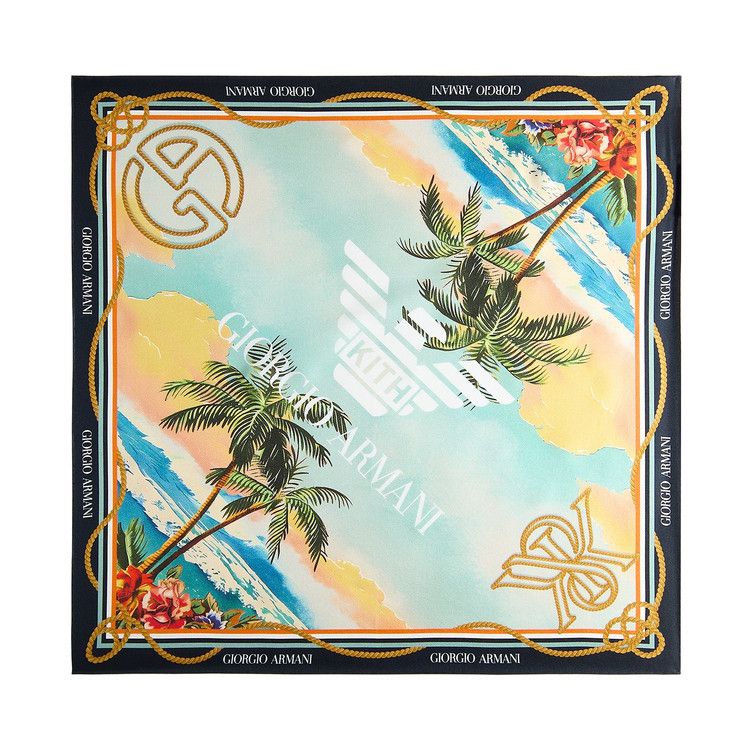 Kith Giorgio Armani & Scenic Printed Bandana 'Multi'