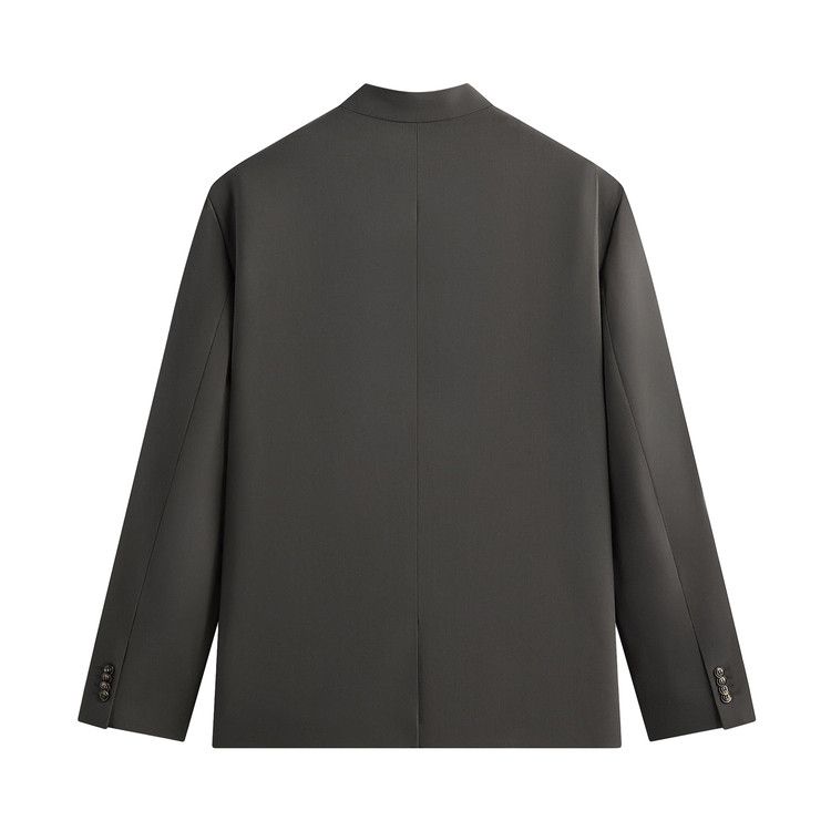 Kith Giorgio Armani & &Kin Milano Crepe Collarless Jacket 'Dark Ash'