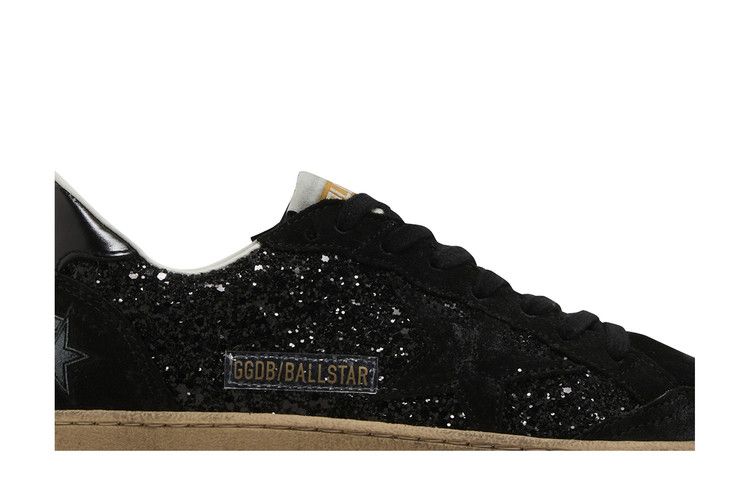 Golden Goose Wmns Ball Star 'Black Glitter'