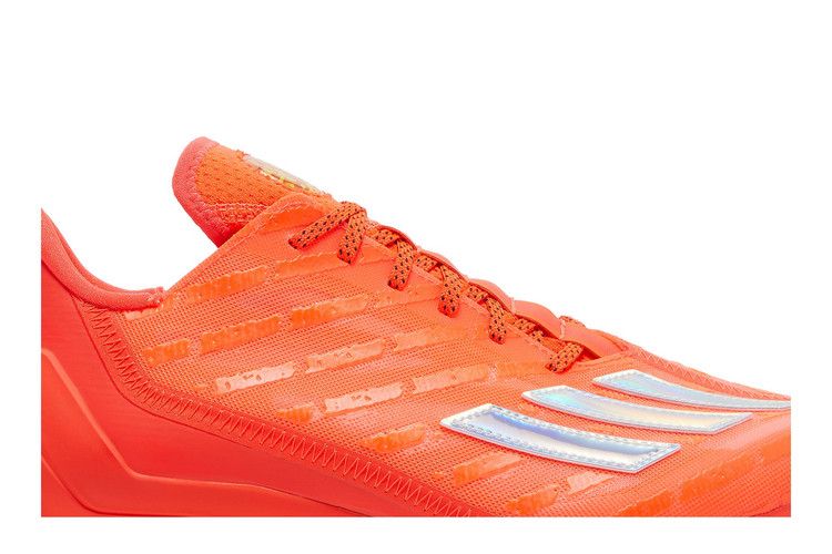 adidas Adizero Cleats 'Solar Red Silver Metallic'