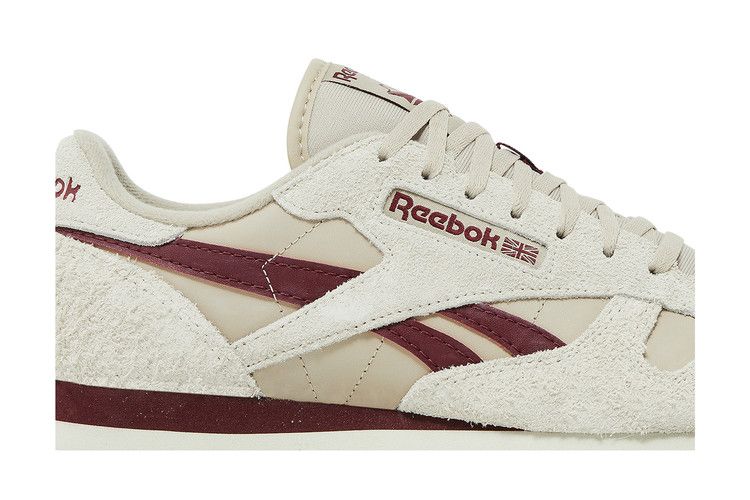 Reebok Classic Leather 'Beige Classic Burgundy'