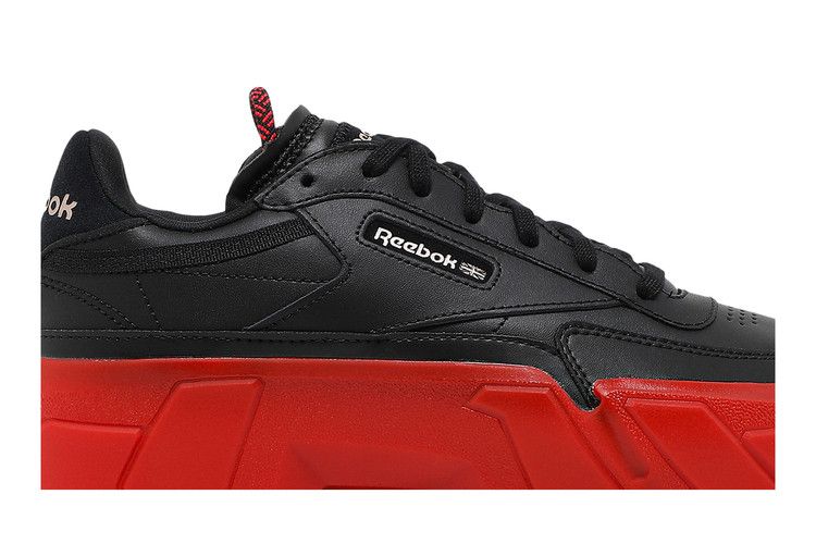 Cardi B x Reebok Wmns Club C 'Black Vector Red'