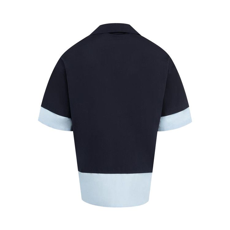 Loewe Short-Sleeve Shirt 'Dark Navy/Light Blue'