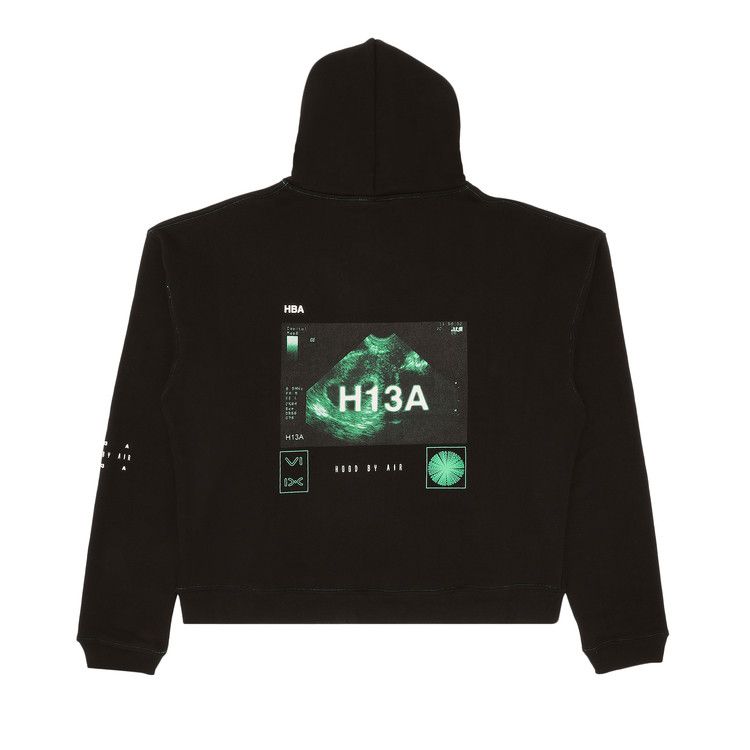 Hood By Air Hooded Sweatshirt 'Black'