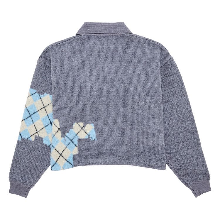 HOUSE OF ERRORS Knitted Wall Painter Rugby 'Grey/Plaid'