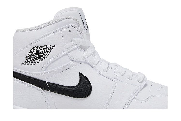 Air Jordan 1 Mid Cleat GS 'White Black'
