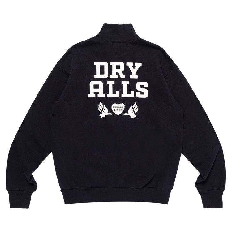 Human Made Half Zip Sweatshirt 'Navy'