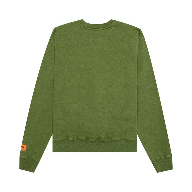 Heron Preston OS Heron Crewneck 'Green/Yellow'