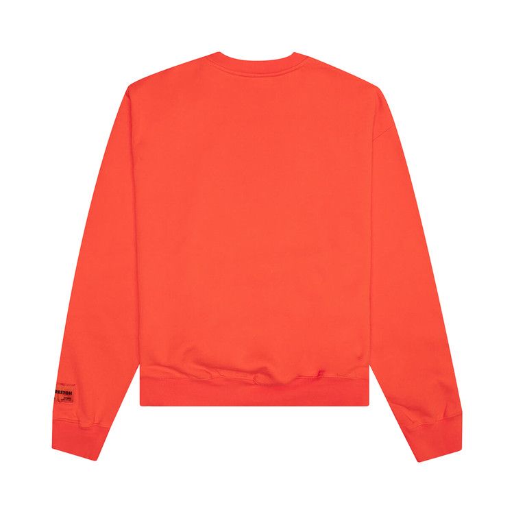 Heron Preston Logo Print Long-Sleeve Sweatshirt 'Orange/Black'