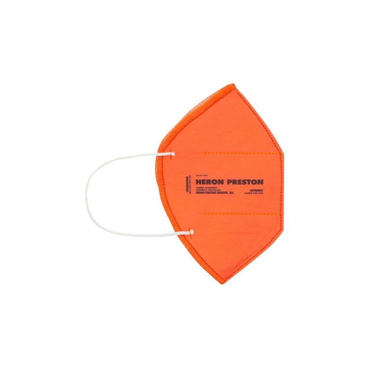 Heron Preston Resuable Mask 'Orange/Black'