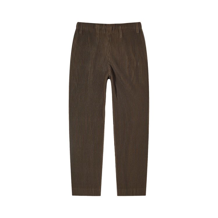 Homme Plissé Issey Miyake Tailored Pleats Pants 'Dark Khaki'