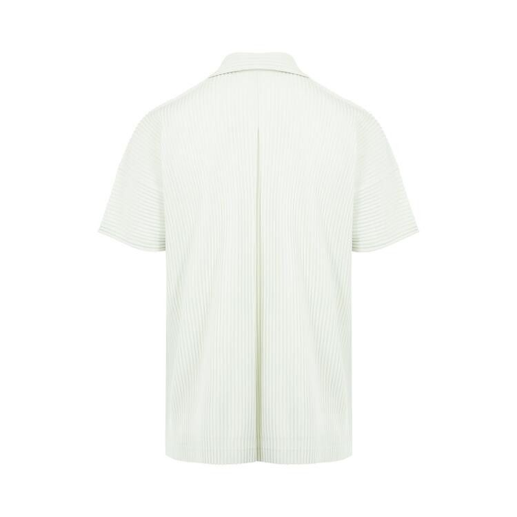 Issey Miyake Short-Sleeve Button Down 'Duomo Green'