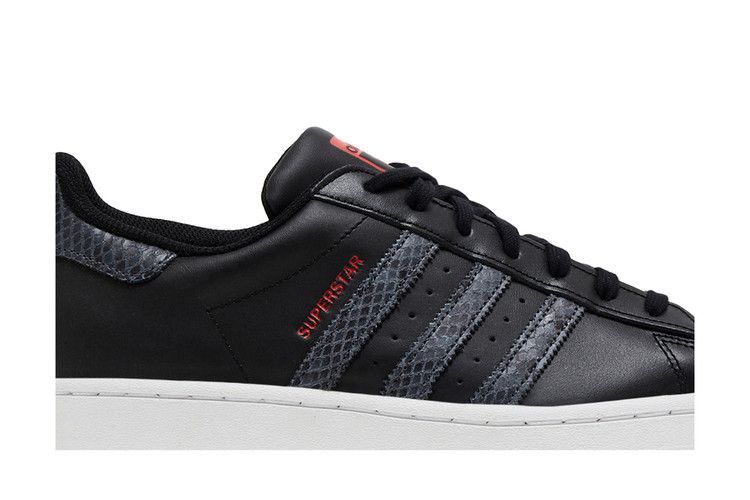 Adidas Wmns Superstar 'Black White Snakeskin'