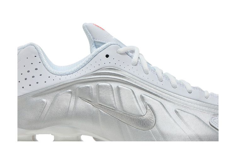 Nike Shox R4 'White Metallic Silver' 2024