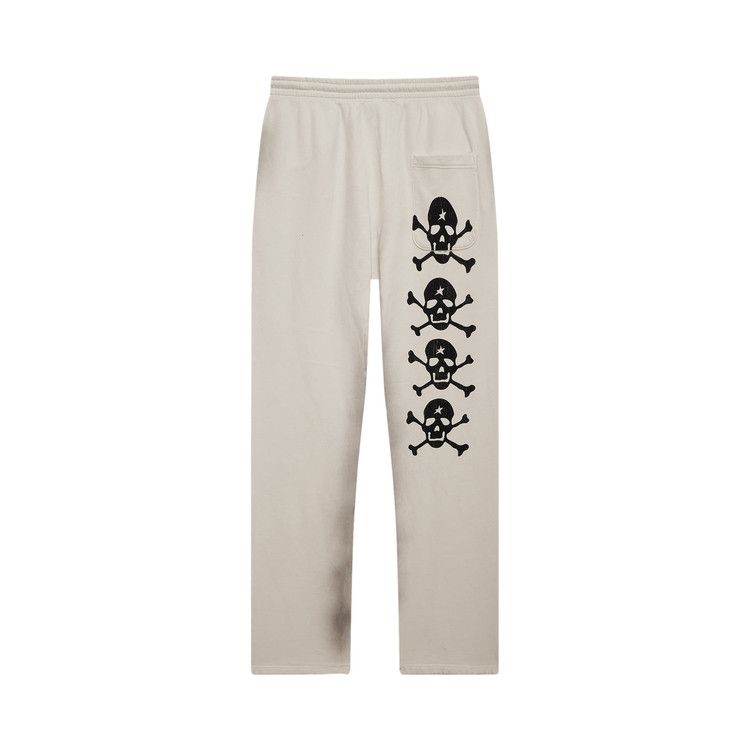 Hellstar If You Dont Like Us Beat Us Sweatpants 'White'