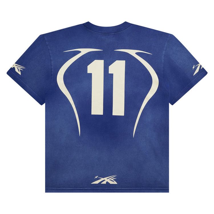 Hellstar Warm Up T-Shirt 'Blue'