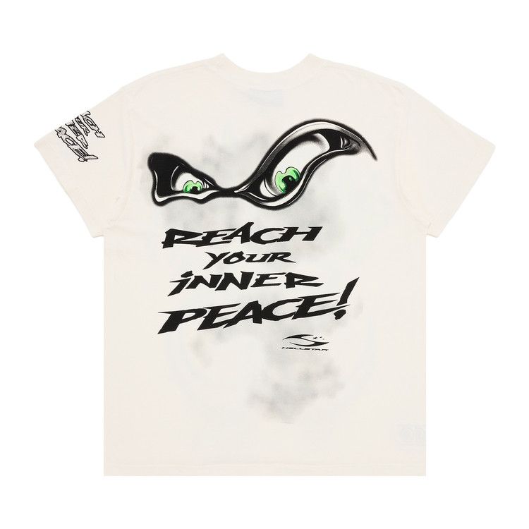 Hellstar Reach Your Inner Peace Yoga T-Shirt 'White'