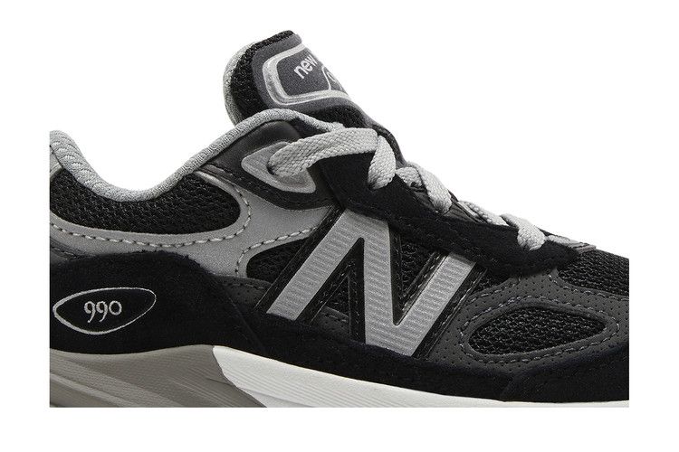 New Balance 990v6 Toddler 'Black Silver'