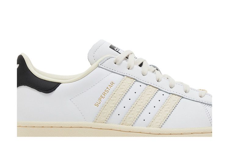 adidas Superstar 'Debossed Stripes - Wonder White Black'